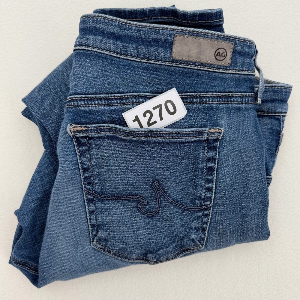 AG Adriano Goldschmied The Stevie Ankle Jeans Womens 30R Slim Straight Stretch - Picture 12 of 12